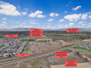 Bird's eye view of mountains