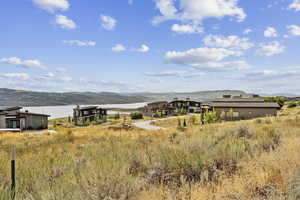 View of mountain backdrop