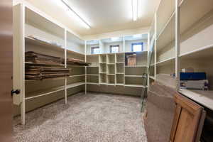 View of storage area