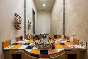 View of dining space