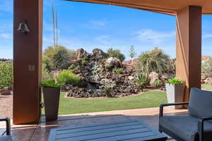 View of patio