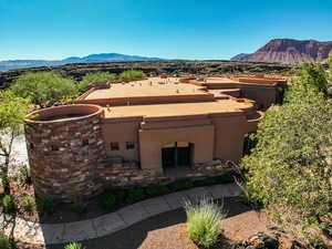 View of mountain backdrop