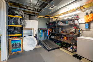 View of storage area