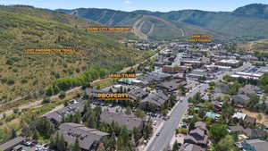 View of property location featuring mountains and nearby area