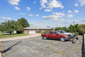 View of uncovered parking lot