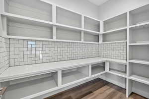 View of storage area