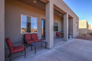 View of patio / terrace with outdoor lounge area