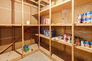 View of storage area