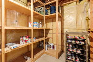 View of storage area