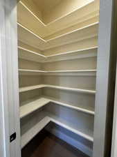 View of storage area