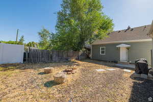 View of yard with a patio