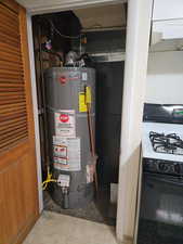 Utilities with gas water heater