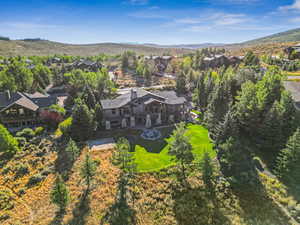Drone / aerial view of mountains
