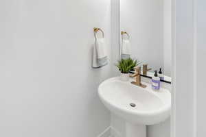 Bathroom with a sink