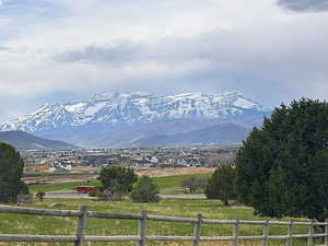 Mount Timpanogas View from unbuilt main house lot location