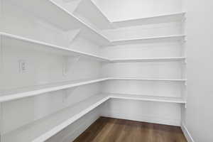 View of storage area