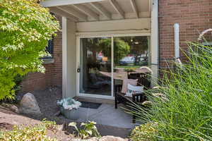 View of covered patio