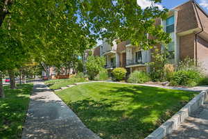 Unit 16 is the corner end unit on the main level