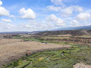 View of mountain background