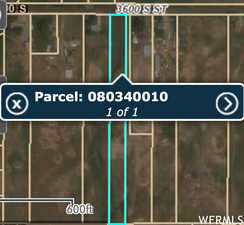 Map / location featuring property boundaries highlighted