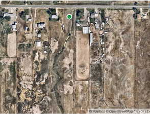 Aerial view of property's location