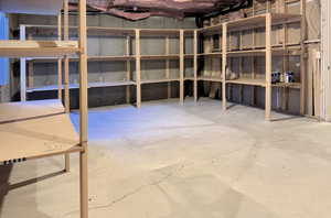 View of large storage room.  Could be finished for an additional bedroom.