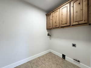 Gas and Electric Dryer hookups