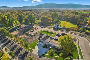 Bird's eye view of mountains