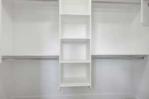 View of spacious closet