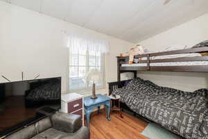 Bedroom featuring light wood finished floors