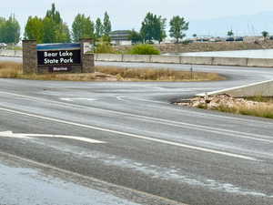View of asphalt street