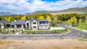 Bird's eye view of mountains