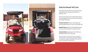 View of marketing collateral with multiple images