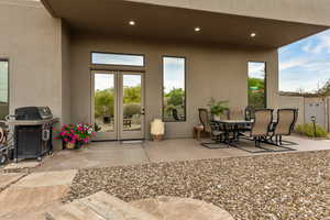 View of patio / terrace featuring area for grilling