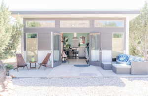 View of outdoor structure