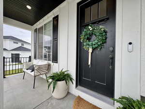 Entrance to property