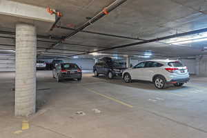 View of parking garage