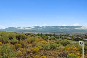 View of mountain background
