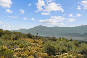 View of mountain backdrop
