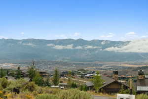 View of mountain background