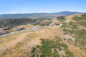 Drone / aerial view of mountains