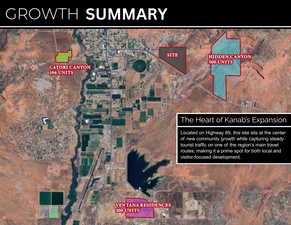 Aerial map of property and surrounding area