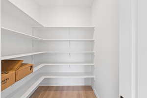 View of storage area