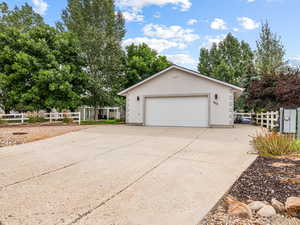 Lots of parking with the 2nd Garage Entrance is on the south west side of the lot.