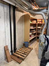 Storage in Utility Room