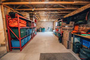 View of storage room