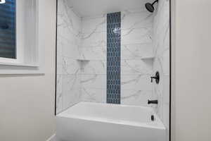 Full bath with bathing tub / shower combination