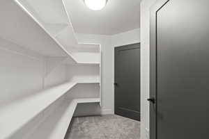 View of storage area