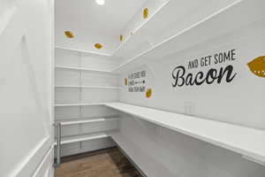 View of storage area