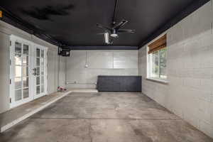 Part of the ADU it is an additional flex space with separate entrance.